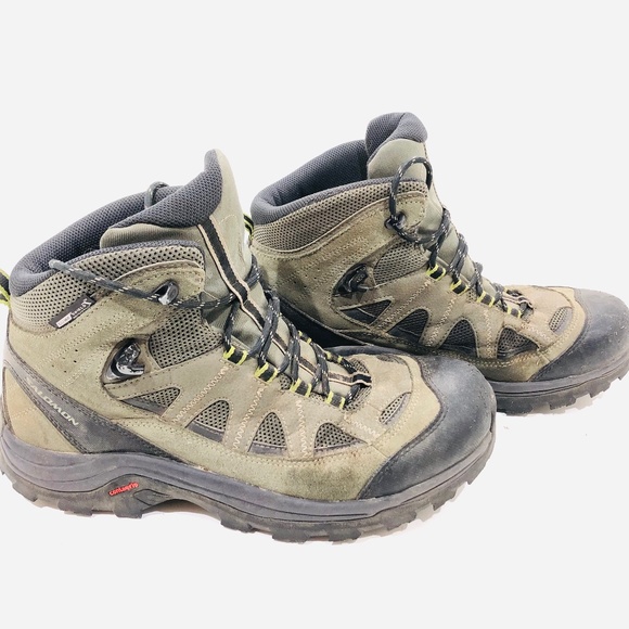 Salomon Gore-Tex Contagrip Hiking Trail Boots 10 - Picture 2 of 7